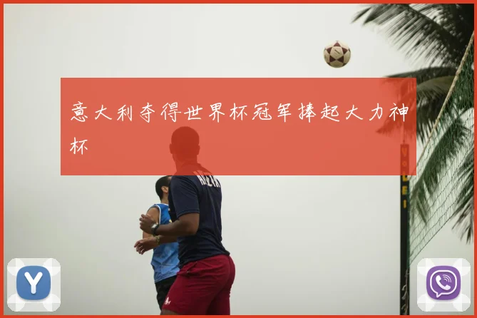 意大利夺得世界杯冠军捧起大力神杯